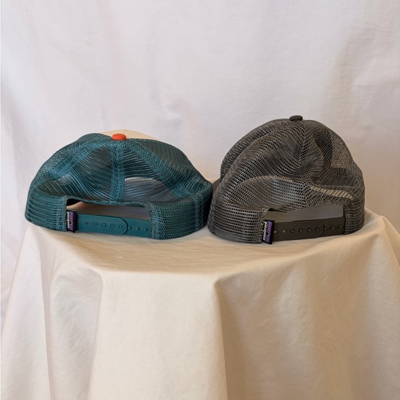 Patagonia Fitzroy Bison and Bear Trucker Mens Hats adjustable size - Picture 5 of 8